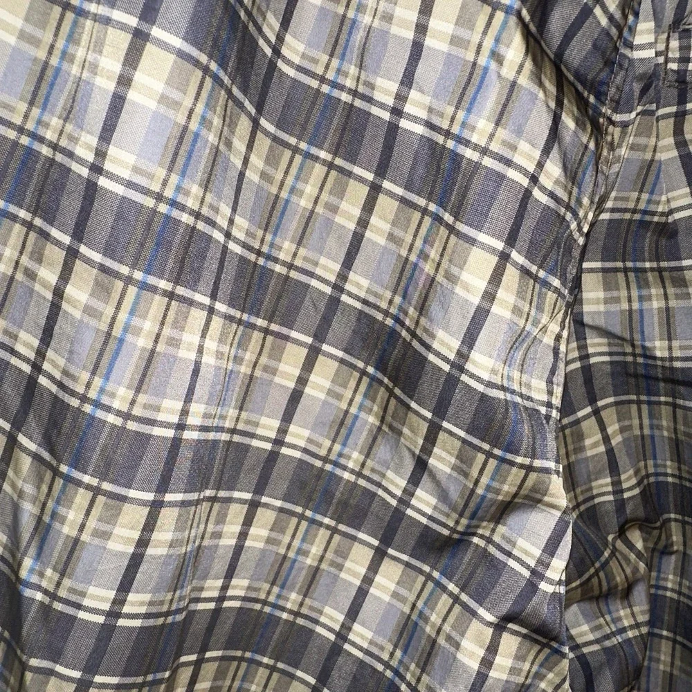 Urban Outfitters Wind Pants‎ L Plaid Jogger Nylon Swishy Streetwear Skater Drip